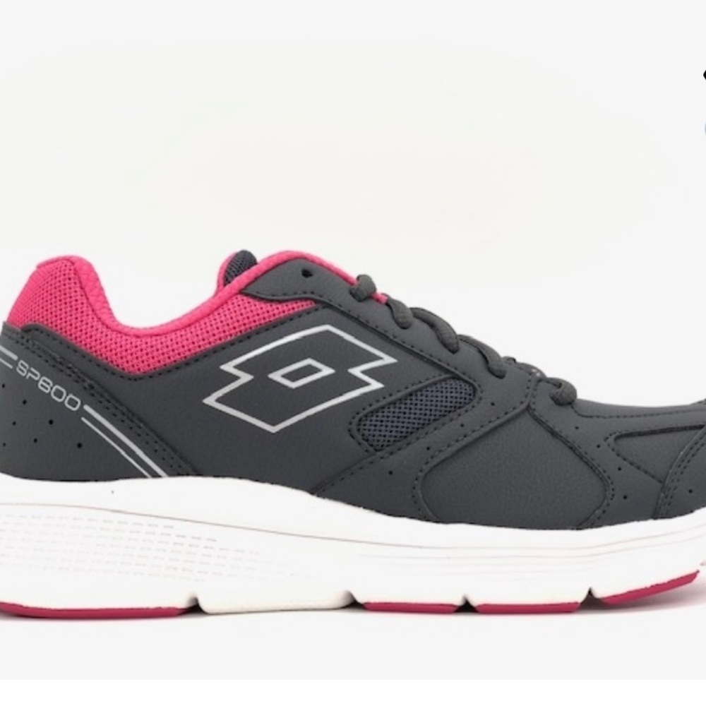 LOTTO Women's Speedride Sneaker Grey and Fuchsia size 6
